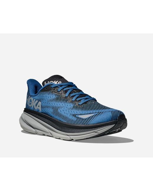 Hoka One One Blue Clifton 9 Gore-tex Road Running Shoes for men