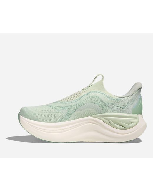 Hoka One One Blue Skyward Laceless Recovery Shoes