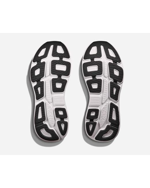 Hoka One One Gray Bondi 9 Road Running Shoes for men