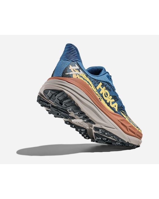 Hoka One One Blue Stinson 7 Trail Shoes for men