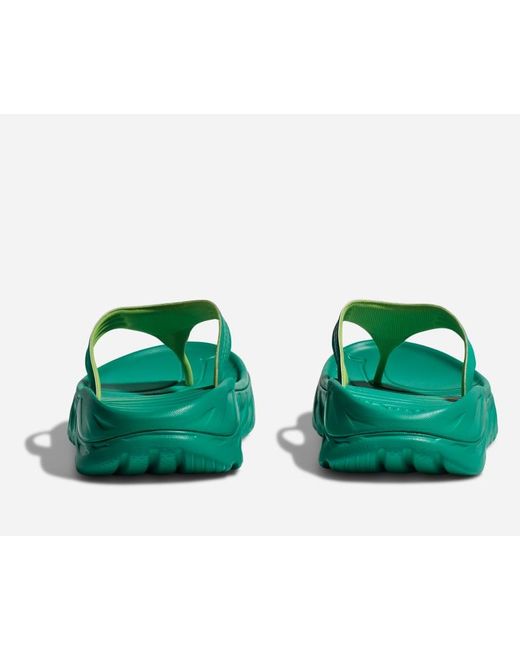 Hoka One One Ora Recovery Flip 2 Schuhe für Herren in Tech Green/Lettuce Größe 44 | Freizeit für Herren