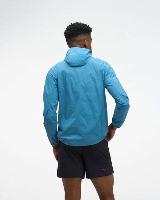 Hoka One One Blue Skyflow Wind Jacket for men