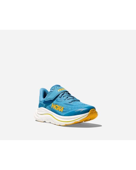 Hoka One One Blue Kid's Clifton 10 Road Running Shoes