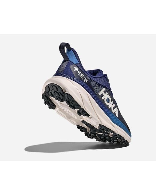 Hoka One One Challenger 7 GORE-TEX Schuhe für Herren in Midnight Blue/Grout Größe 40 2/3 | Gelände für Herren