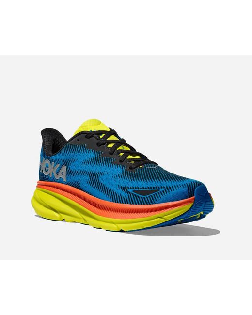Clifton 9 GORE-TEX Chaussures en Black/Diva Blue Taille 40 2/3 | Route Hoka One One