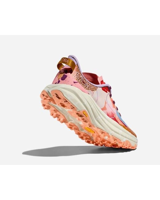 Hoka One One Red Speedgoat 6 Studio Proba Schuhe in Cadmium Orange/Whisper Green Größe 43 1/3 | Lifestyle