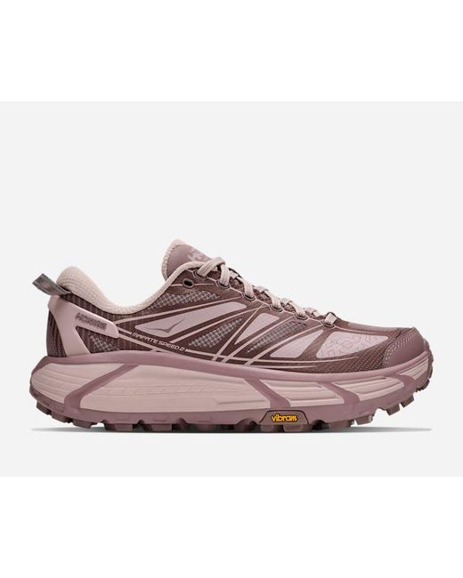 Hoka One One Pink Mafate Speed 2 Lifestyle Shoes