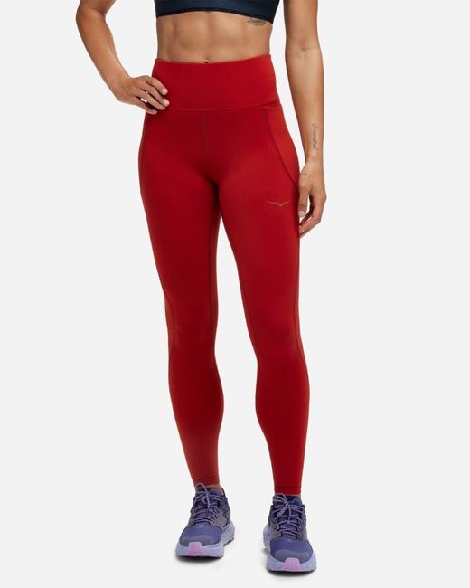 Hoka One One Red Elaro Knit Tight 27"
