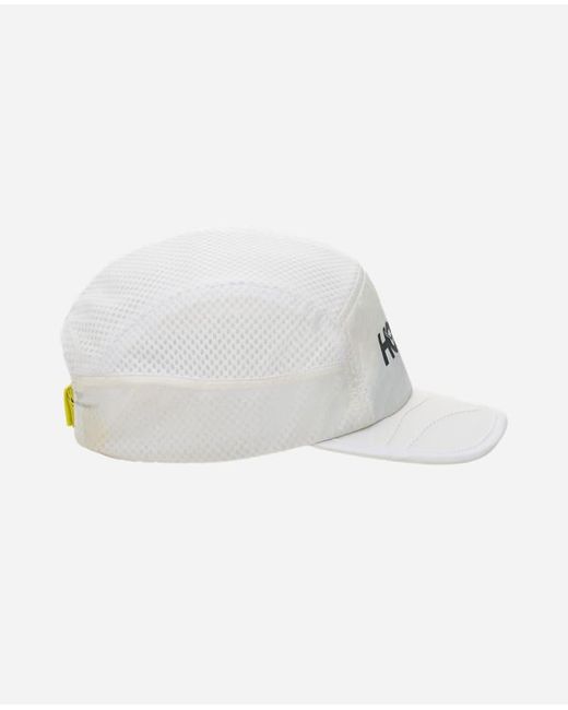 Hoka One One White Trail Run Hat