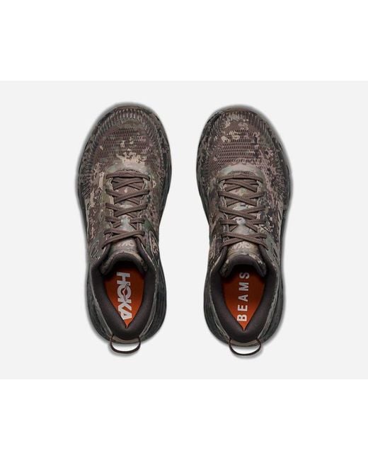 Hoka One One Brown Bondi 7 Beams Shoes