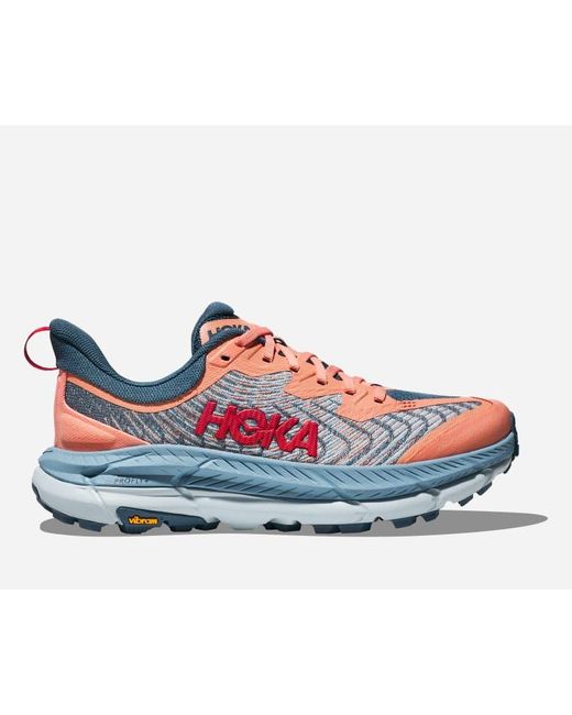 Mafate Speed 4 Chaussures pour Femme en Papaya/Real Teal Taille 38 | Trail Hoka One One en coloris Blue