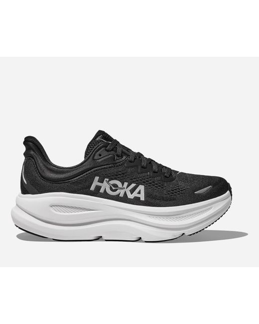 Hoka One One Black Bondi 9 Road Running Shoes for men