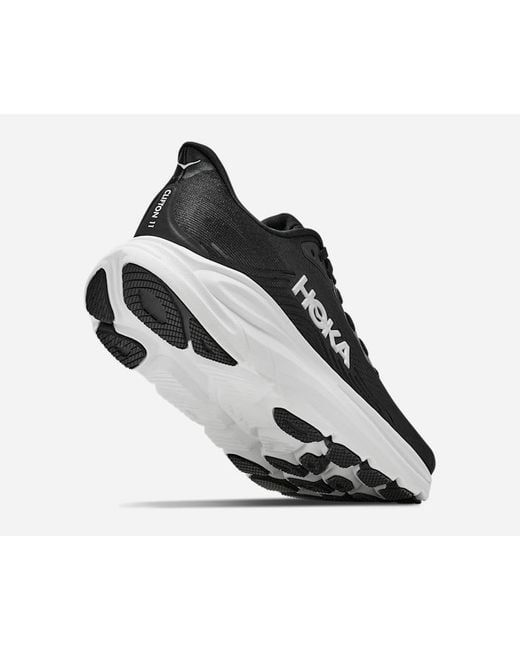 Hoka One One Black Clifton 11 Road Running Shoes for men