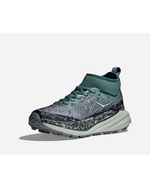 Hoka One One Blue Speedgoat 6 Mid Gore-tex Trail Shoes