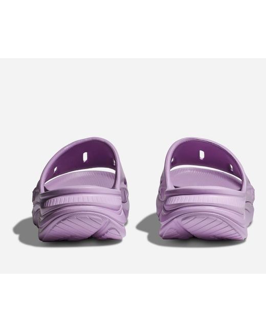 Ora Recovery Slide 3 Chaussures En Taille Hoka One One en coloris Purple