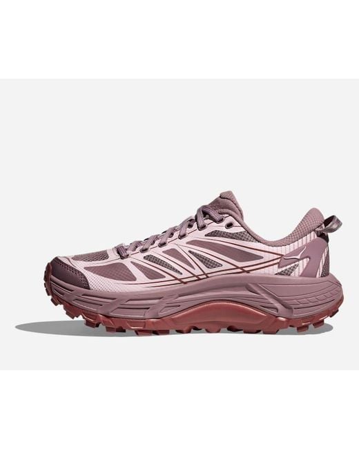 Hoka One One Pink Mafate Speed 2 Lifestyle Shoes