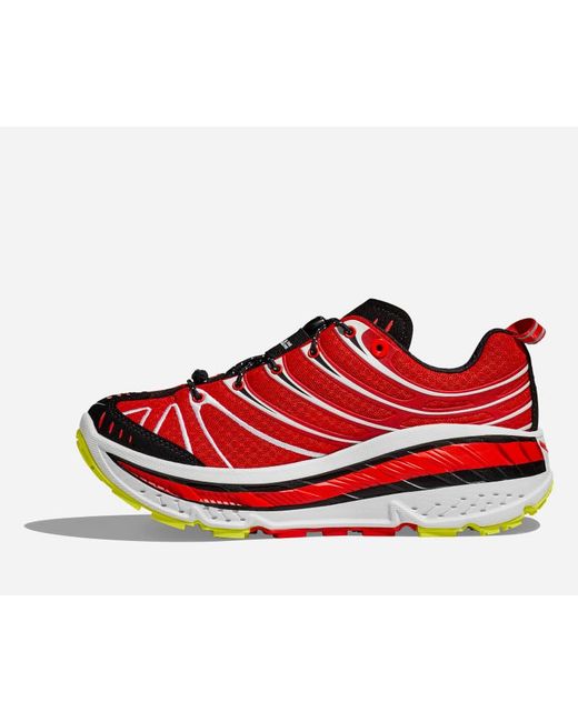 Hoka One One Red Stinson Evo Og Lifestyle Shoes