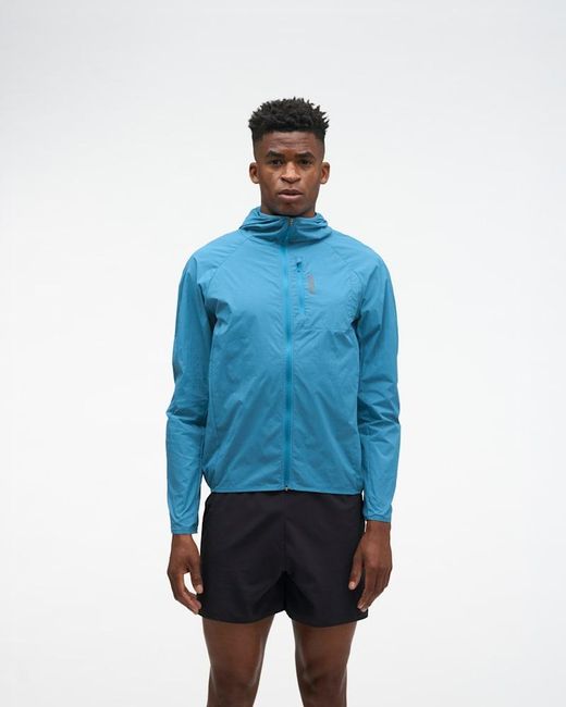 Hoka One One Blue Skyflow Wind Jacket for men