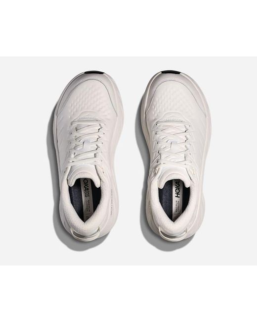 Hoka One One White Bondi Sr Walking Shoes for men