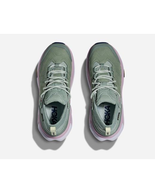 Hoka One One Gray Kaha 3 Low Gore-tex Hiking Shoes