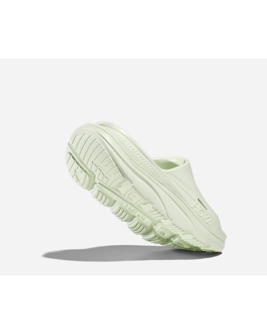 Hoka One One White Ora Recovery Slide 3