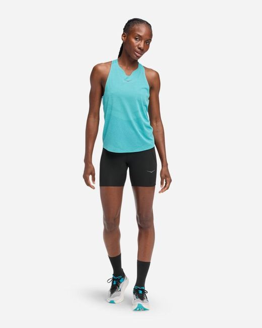 Hoka One One Blue Race Day Singlet