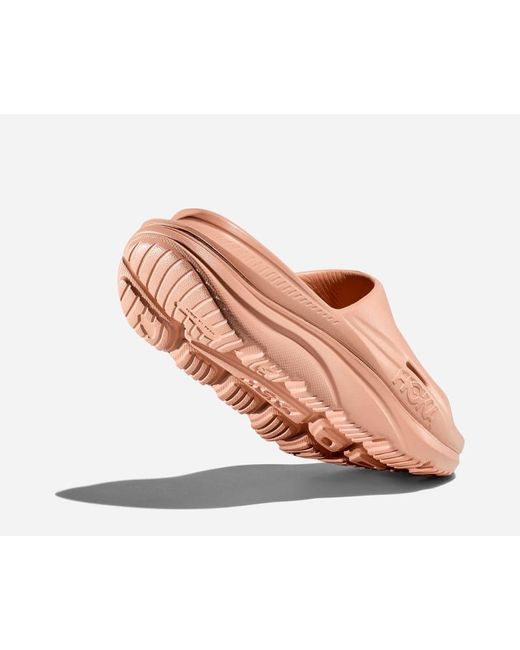 Hoka One One Pink Ora Recovery Slide 3 Schuhe in Sandstone/Sandstone Größe M36/ W 37 1/3 | Freizeit