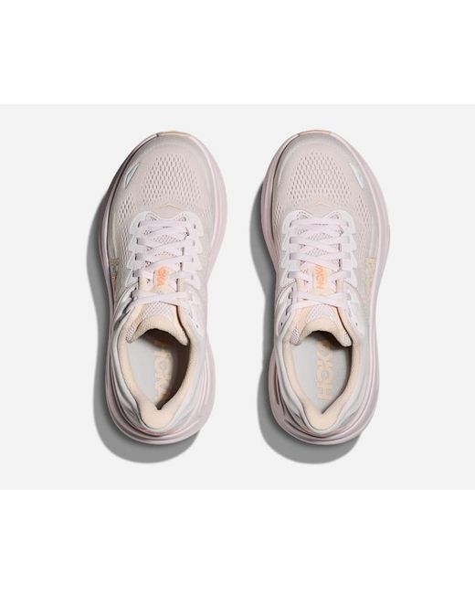 Hoka One One Pink Bondi 9 Road Running Shoes