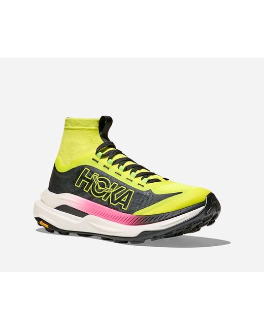Hoka One One Yellow Tecton X 3 Trail Shoes