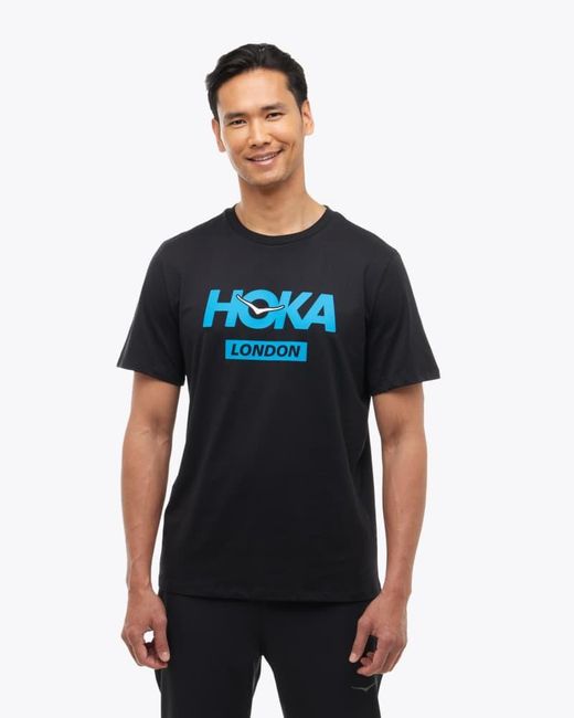 Hoka One One Blue London City T-shirt for men