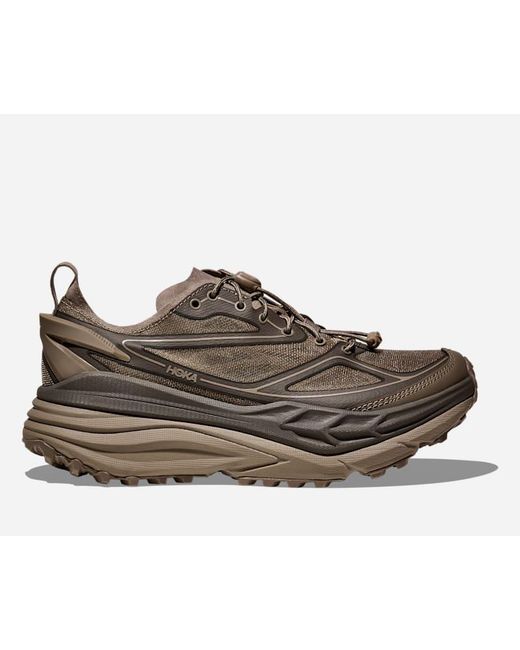 Hoka One One Brown Stinson One7 Trail Shoes