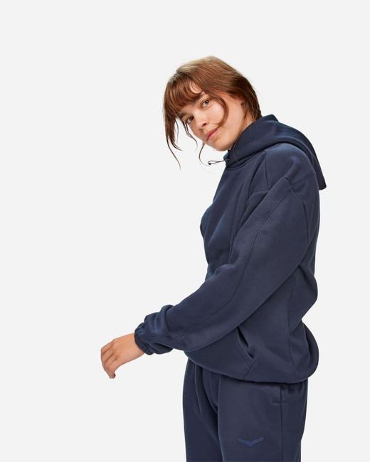Sweat À Capuche Essential En Taille Hoka One One en coloris Blue