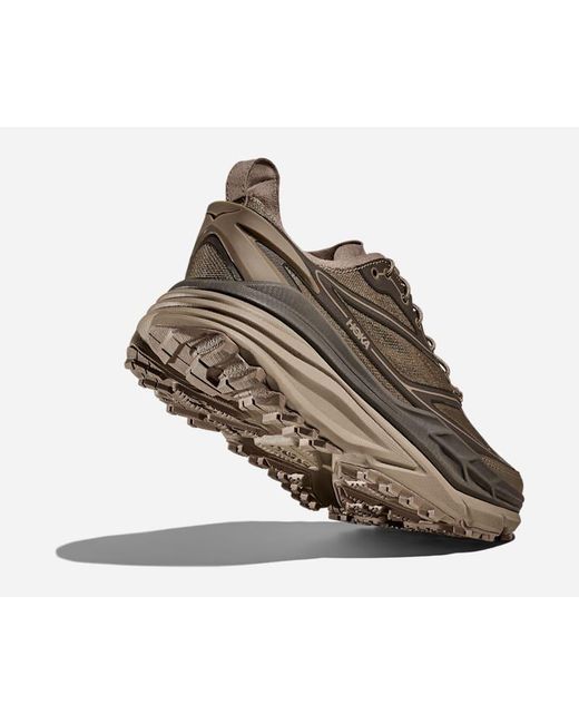 Hoka One One Brown Stinson One7 Trail Shoes