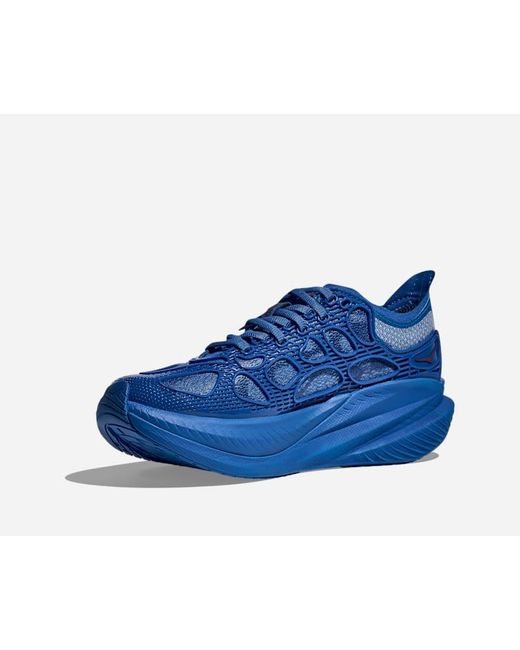 Hoka One One Blue Mach X Caged Lifestyle Shoes
