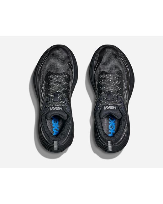 Hoka One One Black Stealth/tech Bondi 8 Caged Lifestyle Shoes
