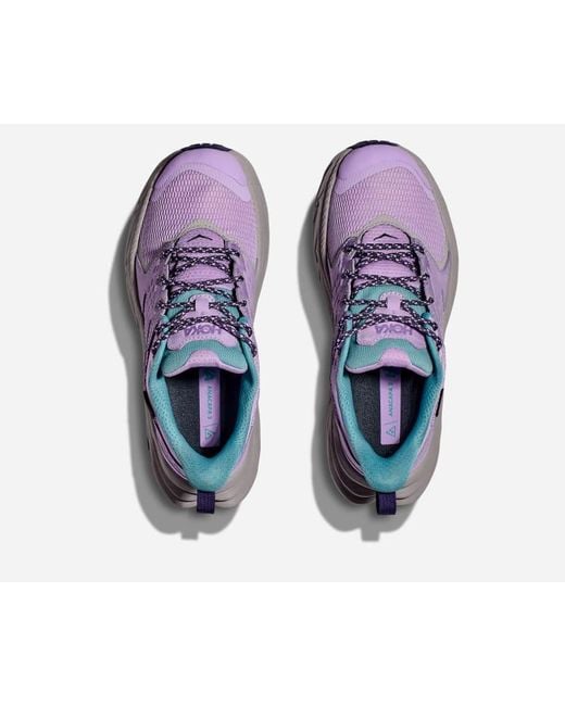 Hoka One One Purple Anacapa 2 Low Gore-tex Hiking Shoes