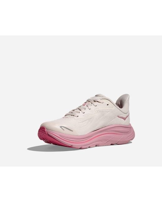 Hoka One One Pink Kid's Clifton 10 Road Running Shoes