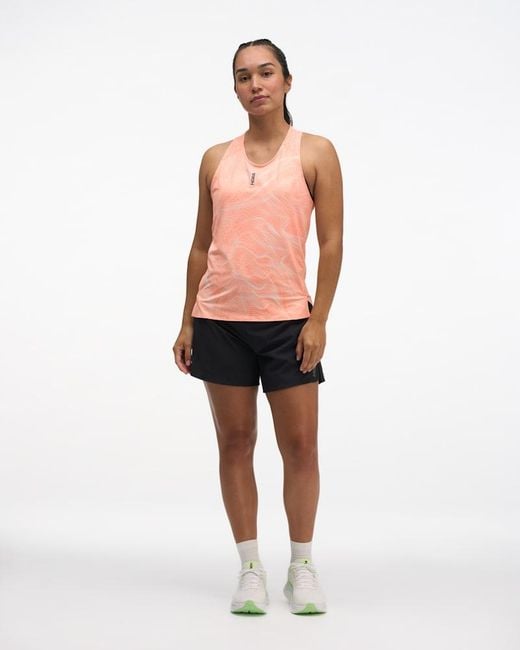 Hoka One One Red Everyrun Tank Top