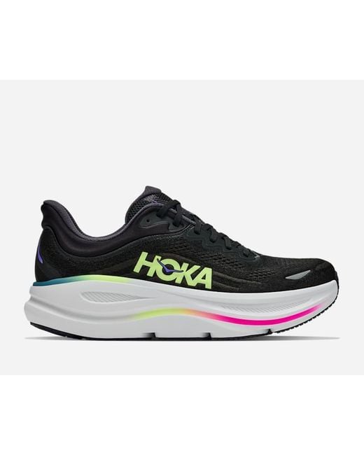 Hoka One One Black Bondi 9 Road Running Shoes for men
