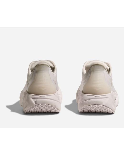 Hoka One One White Arahi Sr Walking Shoes