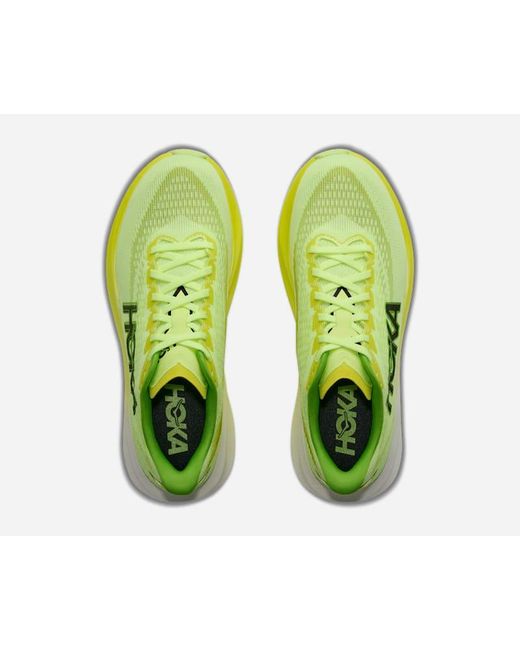 Hoka One One Yellow Mach 7 Road Running Shoes for men