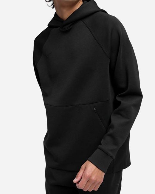Hoka One One Black Essential Recovery Hoodie for men