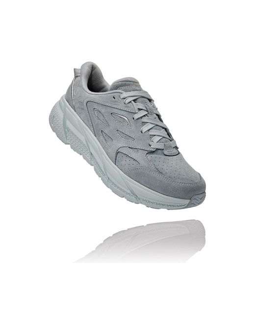 Hoka One One Gray Clifton L Suede