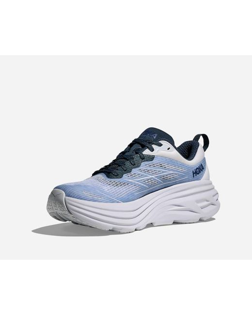 Hoka One One Blue Stealth/tech Bondi 8 Caged Lifestyle Shoes