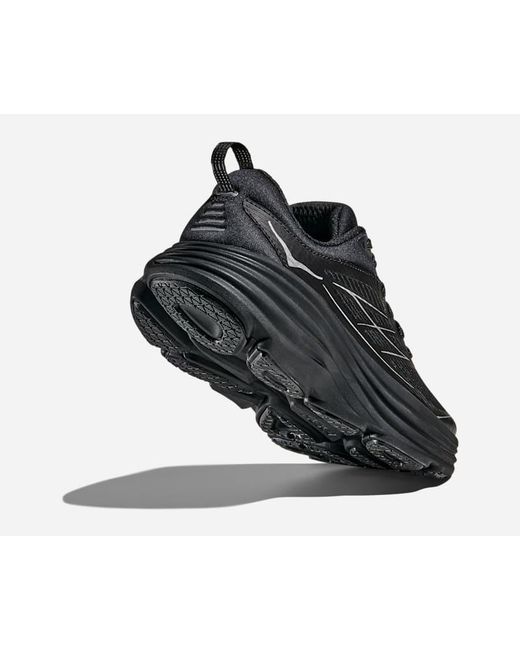 Hoka One One Black Stealth/tech Bondi 8 Caged Lifestyle Shoes