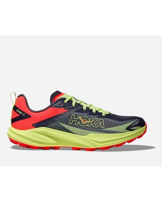 Hoka One One Blue Zinal 3 Trail Shoes for men