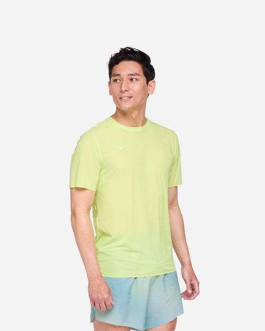 Hoka One One Airolite Run Top für Herren in Lettuce Größe L | Oberteile in Green für Herren
