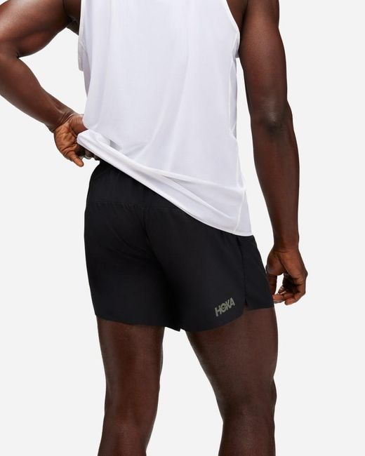 Hoka One One Black Glide 5'' Short With Brief for men