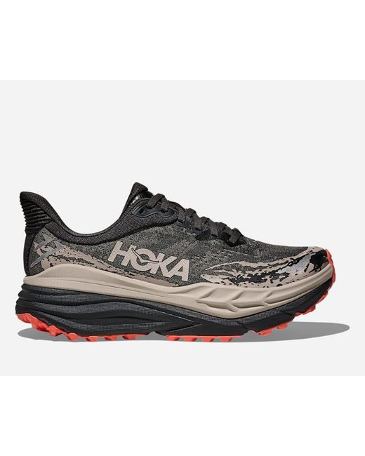 Hoka One One Black Stinson 7 Trail Shoes
