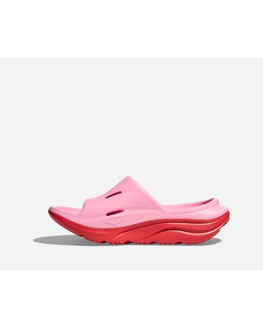 Hoka One One Pink Ora Recovery Slide 3 for men